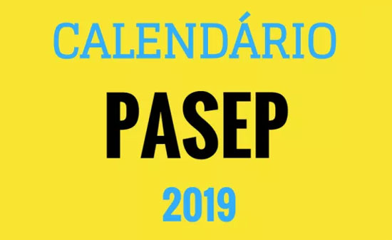 Calendário PIS/PASEP 2019